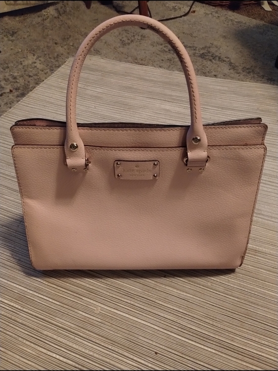 kate spade Handbags - Kate Spade Pale Pink Structured Tote Handbag